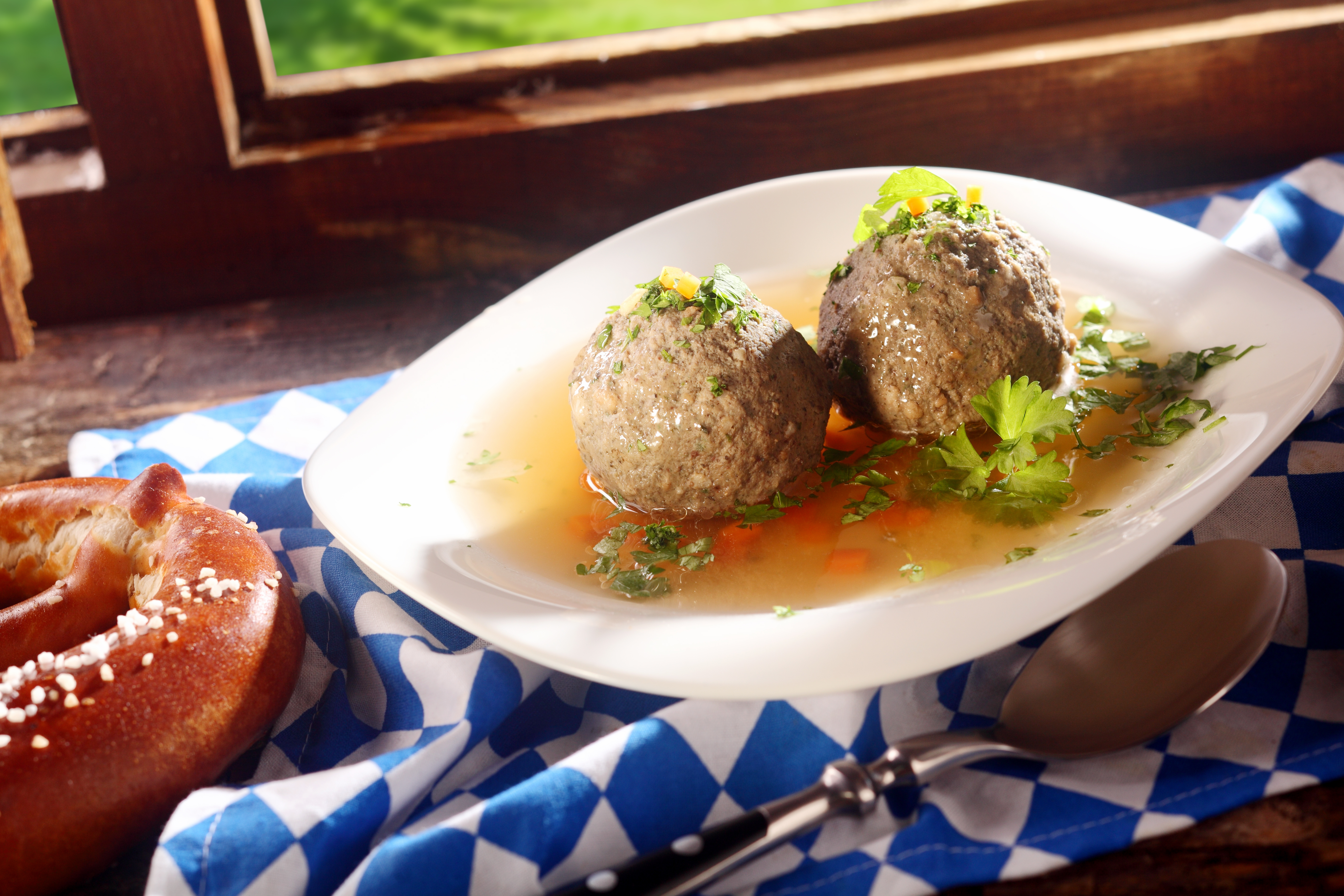 Leberknödel Serviervorschlag 1