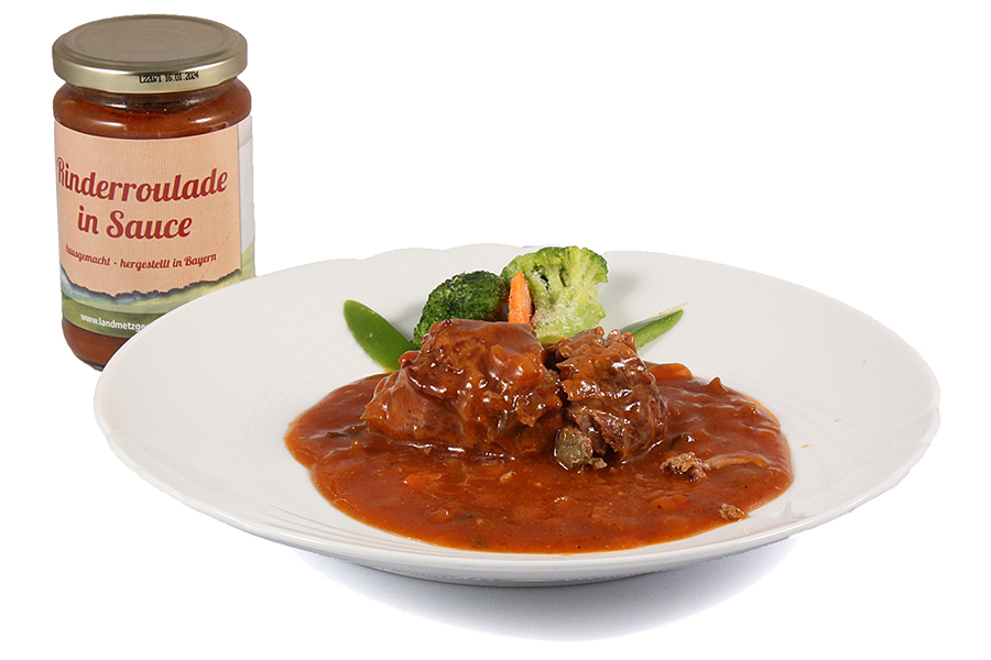 Rinderroulade im Glas