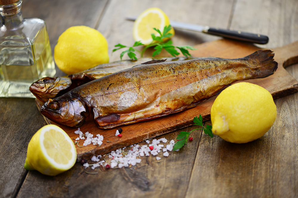 Räucherforellen Serviervorschlag 1